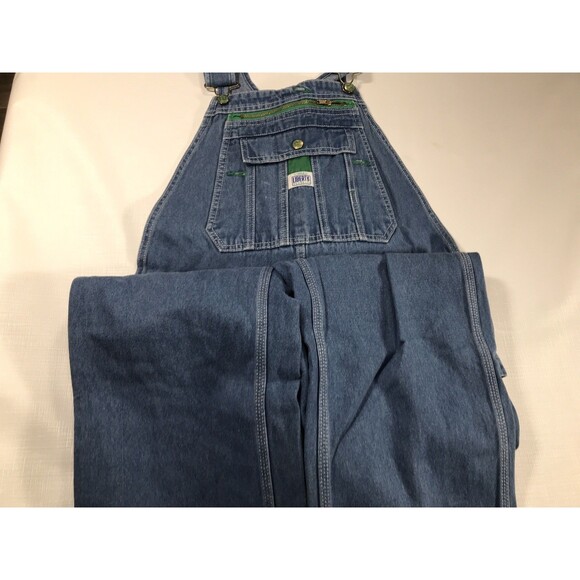 Liberty Denim Blue Bib  Overall Work Farm Outdoor USA See Measurements For Size - Picture 7 of 16